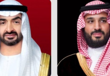 رئيس دولة الإمارات ونائبه يهنئان سمو ولي العهد بمناسبة صدور الأمر الملكي بأن يكون رئيساً لمجلس الوزراء