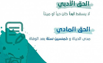 الملكية الفكرية : الرسومات بأنواعها حق لأصحابها مدى الحياة