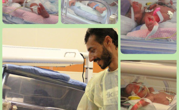 حالة ولادة نادرة لأربعة توائم لحاجة سورية في مكة المكرمة