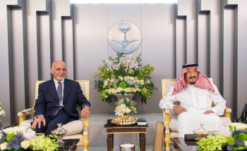 خادم الحرمين الشريفين يستقبل رئيس جمهورية أفغانستان الإسلامية ويقيم مأدبة غداء تكريماً له