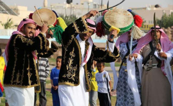 تدريب المشرفين ورواد النشاط على العرضة السعودية