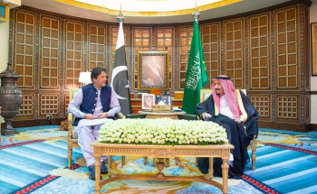 خادم الحرمين الشريفين يستقبل رئيس وزراء جمهورية باكستان الإسلامية
