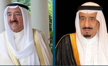خادم الحرمين الشريفين يهنئ في اتصال هاتفي سمو أمير دولة الكويت بعودته إلى بلاده بعد استكماله الفحوصات الطبية التي تكللت بالنجاح