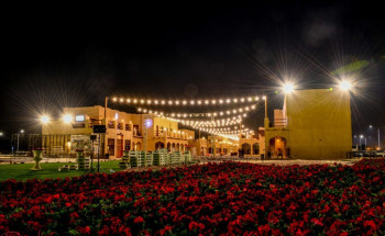 رئيس بلدية القطيف يفتتح مهرجان الزهور الأول بالقطيف