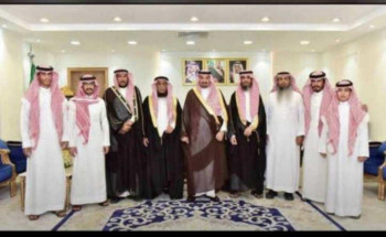 أمير نجران يستقبل أبناء المرحوم الشيخ جمعان بن عمر آل عجاج النهدي