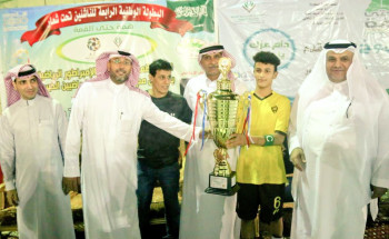 “الحربي” وأبو سلامة يتوجان نادي أحد بكأس “البطولة الوطنية “