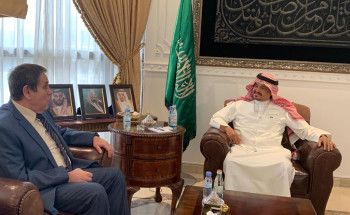 وزير الحج والعمرة يستقبل سفير روسيا لدى المملكة