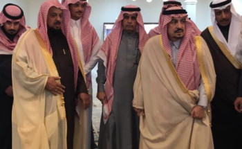 أمير منطقة الرياض يزور جامع الملك عبدالعزيز بالحريق