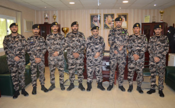 العميد ملهي العجمي يستقبل الضباط المباشرين لمواقعهم بعد تخرجهم