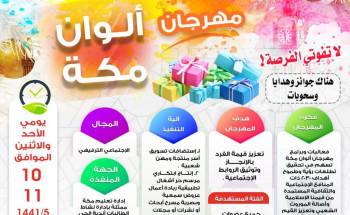 تعليم مكة يطلق فعاليات مهرجان أندية مدارس الحي خلال إجازة منتصف العام الذي يستهدف أكثر من 11 ألف من أبناء وبنات مكة.