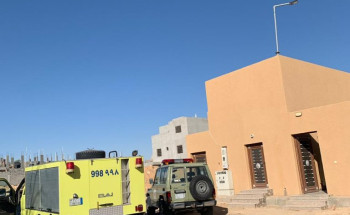 الدفاع المدني ينقذ 6 أشخاص من اختناق حريق داخل شالية