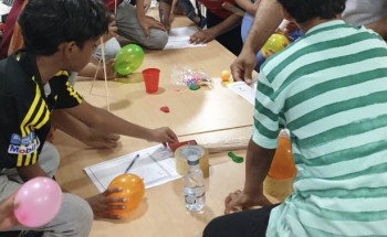 “نادي حي الأمير سعود بن جلوي ” يقيم برنامج ( أصنع شيئاً )