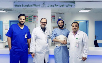 تدخل جراحي ناجح لإعادة الحركة لمصاب في العمود الفقري