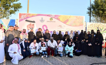 مرضى ومتعافون يدشنون أكبر جدارية بالمملكة لمكافحة السرطان