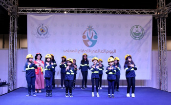 3744 طالبة يزورون معرض فعاليات اليوم العالمي للدفاع المدني بالشرقية