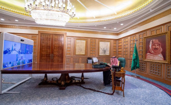 مجلس الوزراء يعقد جلسته عبر الاتصال المرئي، برئاسة خادم الحرمين الشريفين