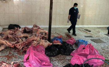 بلدية القطيف تضبط مسلخا عشوائيا يمارس الذبح دون ترخيص وفي بيئة غير صحية في سيهات