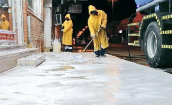 أمانة الحدود الشمالية تواصل حملات التنظيف والتعقيم خلال العشر الأواخر من شهر رمضان