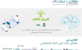 جامعة القصيم تحصل على المركز الثالث في هاكاثون ذكاء «فرص الذكاء الاصطناعي»