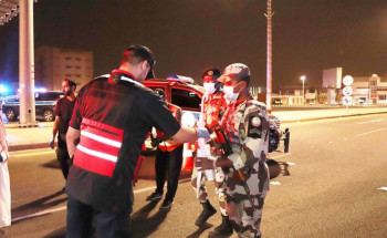 الهلال الأحمر بحائل يطلق مبادرة رجال الميدان الشهر عليكم مبارك