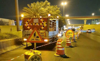 وزارة النقل تكثف أعمالها على طرق المملكة خلال فترة منع التجول