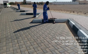 أمانة الجوف تواصل أعمال الإصحاح البيئي بكامل طاقتها التشغيلية   