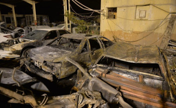 مدني حائل يخمد حريقاً بالمنطقة الصناعية