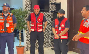 مدير عام الهلال الأحمر بالجوف ينقل معايدة رئيس الهيئة لمنسوبيها العاملين بالميدان