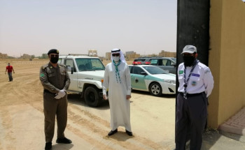 قادة كشافة تعليم الزلفي يتطوعون للتوعية خلال تشييع ودفن الجنائز