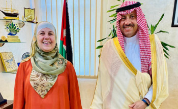 سفير المملكة لدى الأردن يلتقي وزيرة التنمية الاجتماعية الأردنية