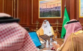 أمير ‎المدينة المنورة يلتقي برئيس القطاع الشمالي الغربي لشركة المياه الوطنية.