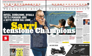 عناوين الصحف الرياضية العالمية الصادرة اليوم