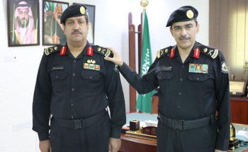 مدير الإدارة العامة لدوريات الأمن يقلد العميد الدويش رتبته الجديدة