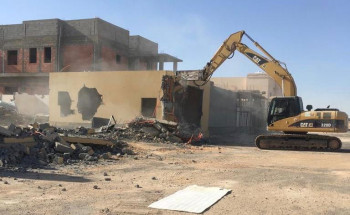 إزالة 6 ملايين م2 من التعديات على أراضي حكومية بالجوف