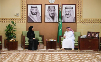 وكيل إمارة الرياض يستقبل رئيسة الجامعة السعودية الإلكترونية