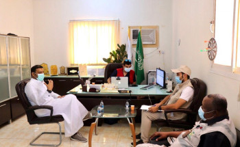 إجتماع تنسيقي بين مسؤولي الهلال الأحمر بالجوف والشؤون الصحية بالمنطقة