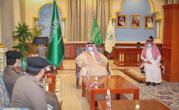 أمير منطقة الجوف يستقبل مدير شرطة المنطقة ومدير المرور المعين حديثاً