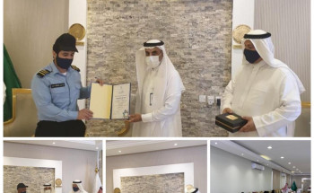 معالي محافظ المؤسسة العامة للتدريب التقني والمهني يُكرم منسوبي وحدة الأمن