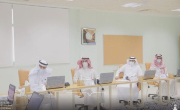 رئيس جامعة حائل ‏يرأس الاجتماع التحضيري للاعتماد المؤسسي بعمادة ‏الجودة والتطوير ‏