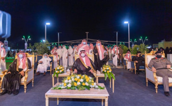 أمير منطقة الجوف يشارك الأهالي الاحتفال باليوم الوطني