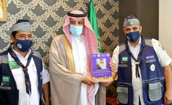 سمو محافظ المجمعة يلتقي رواد الكشافة