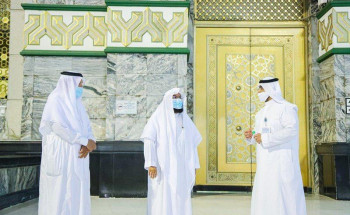 الرئيس العام لشؤون الحرمين يدشن مشروع ترقيم أبواب المسجد الحرام