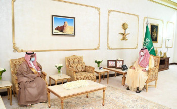 سمو أمير الحدود الشمالية يستقبل مدير فرع البيئة والمياه والزراعة بالمنطقة