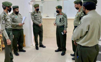 مدير جوازات الباحة يتفقد سير العمل بإدارة المخواة