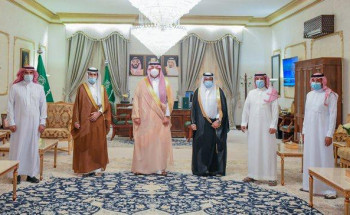 سمو أمير الحدود الشمالية يستقبل رئيس وأعضاء مجلس إدارة نادي التضامن برفحاء