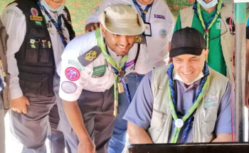 رواد كشافة محافظة المجمعة يختتمون مشاركتهم في الجامبوري الكشفي العالمي الرابع والعشرون على الإنترنت جوتا جوتي ٢٠٢٠م