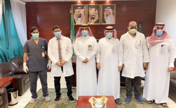 ‫رئيس مركز صوير بالجوف ‬يدشن حملة تطعيم الأنفلونزا الموسمية