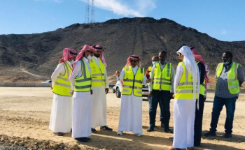 مدير فرع وزارة النقل يتفقد مشاريع الطرق في بيشه