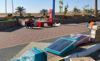 بلدية دومة الجندل تركب الكرسي الذكي وصناديق حفظ النعمة