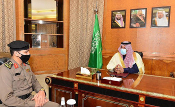 “أمير حائل” يستقبل مدير شرطة المنطقة ونائبه بمناسبة تعيينه
